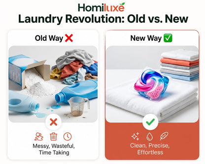 5-in-1 Dissolvable Magic Laundry Pods – No Mess, Deep Clean Wash